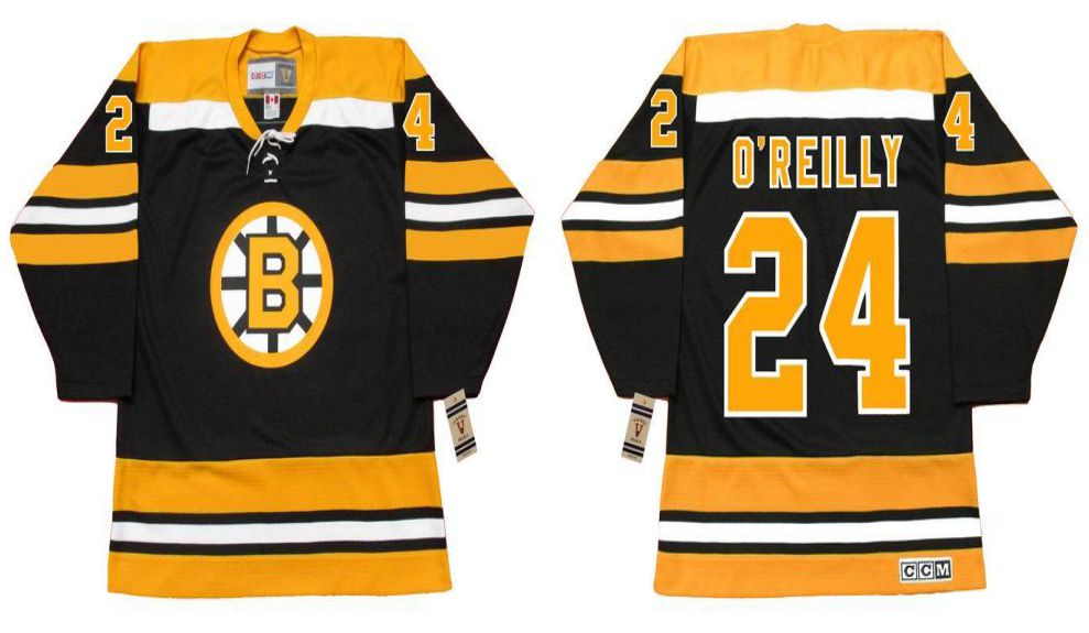 2019 Men Boston Bruins #24 Oreilly Black CCM NHL jerseys